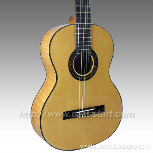 ESC-380 Handcraft Flamed Maple Solid Classical Guitar